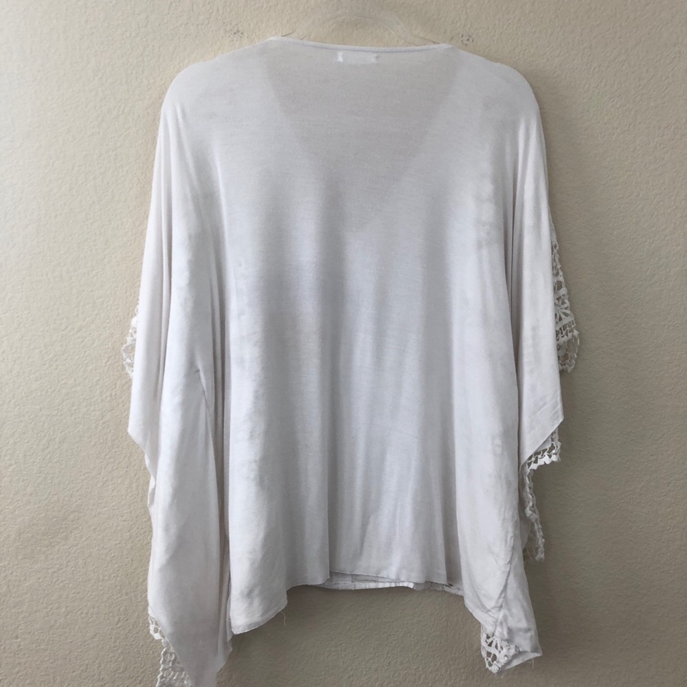 Bailey 44 White Lace Crochet Top - Picture 4 of 6